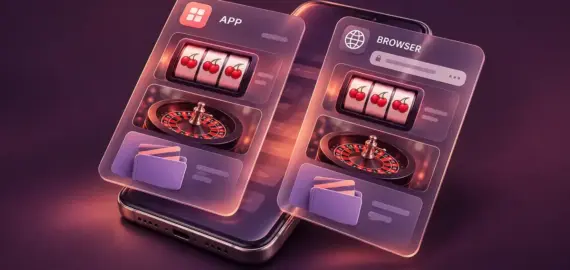 Vera & John mobil: app, mobilsajt och funktioner